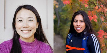 Headshots of Nina Feng and Janet Reyes