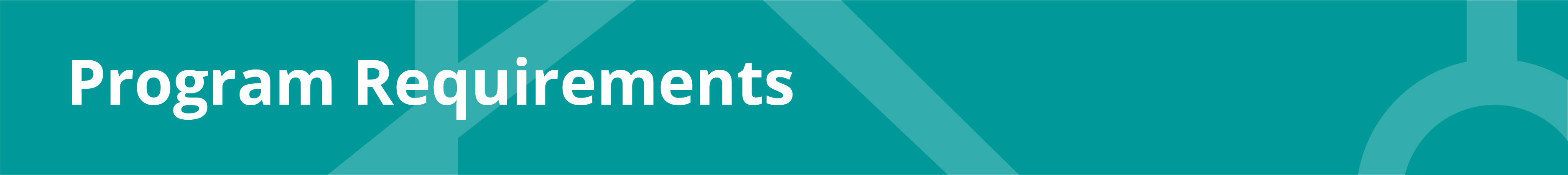 program requirements